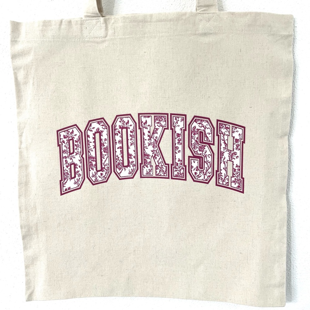 Bookish Tote Bag | Book Lover Canvas Carryall
